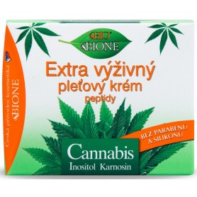 Bione Cosmetics extra výžívný pleťový krém cannabis s peptidy