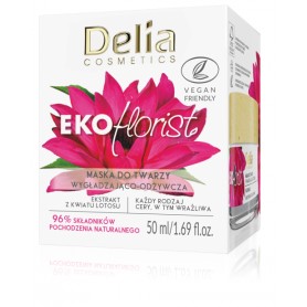 Delia Cosmetics Eko Florist pleťová maska pro vyhlazení a výživu