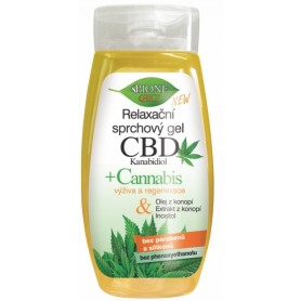 Bione Cosmetics CBD Kanabidiol relaxační výživný sprchový gel 