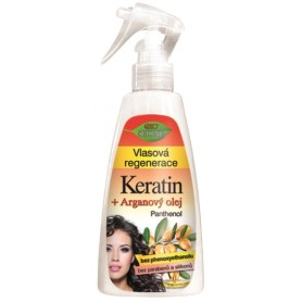 Bione Cosmetics vlasová regenerace keratin a arganový olej