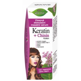 Bione Cosmetics Chinin+keratin vlasové stimulační sérum 