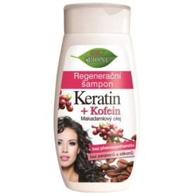 Bione Cosmetics regenerační šampon keratin a kofein