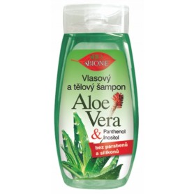 Bione Cosmetics vlasový a tělový  šampon aloe vera