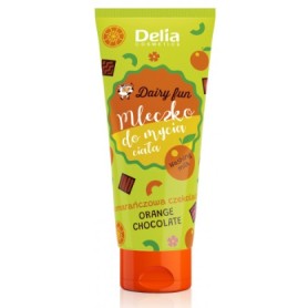 Delia Cosmetics Dairy Fun mléko na mytí těla pomerančová čokoláda